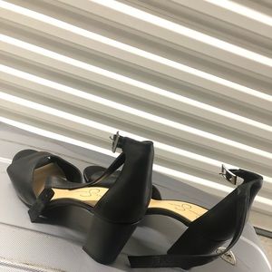 Jessica Simpson Ankle Strap Block Heel Sandals